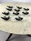 Enameled Terracotta Swallows, Italy, 1960s, Set of 10 5