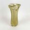 Transparent Glass and Gold Flower Vase, 1950s 6