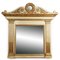 Espejo para chimenea lacado y dorado, Imagen 1