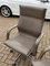 Swivel Desk Chairs in Brown Leather and Chrome, Set of 2, Image 4