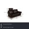 3300 Leather Two-Seater Sofa by Rolf Benz 2