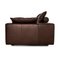 Four-Seater Sofa in Brown Leather 11