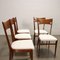 Italienische Vintage Stühle aus Schaumstoff & Holz, 1950er 3