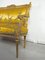 Ludwig XVI Sofa aus 19. Jahrhundert in Vergoldetem Holz & Seide 6