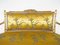 Divano Luigi XVI in legno dorato e seta, XIX secolo, Immagine 3