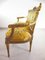 19th Century Louis XVI Giltwood and Silk Sofa 7