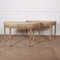 Bleached Walnut Console Tables, Set of 2 1