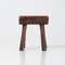 Wooden Stool by Mobichalet, 1950s, Image 4