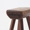 Wooden Stool by Mobichalet, 1950s, Image 9