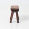 Wooden Stool by Mobichalet, 1950s 6