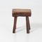 Wooden Stool by Mobichalet, 1950s 5