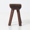 Wooden Stool by Mobichalet, 1950s, Image 7