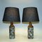 Ceramic Table Lamps attributed to Bruno Karlsson for Ego, Sweden, 1970s, Set of 2 3