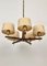 Five Arms Chandelier in Teak Wood and Brass by J. T. Kalmar for Kalmar, 1965 3