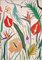 Romina Milano, Triptyque Hibiscus Oasis Rose Pastel, 2023, Acrylique sur Papier 7