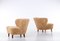 Easy Chairs by Ab Erik Eks Carpentry Factory, 1940s, Set of 2, Image 5