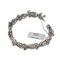 Bracelet en Or blanc avec Liens Fleur de Diamants, 2000s 4