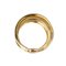 Goldener Ring mit Diamanten, 2000er 5