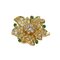 Gold 18K Ring with Seventy-Seven Diamonds and Five Emeralds, 2000s 3