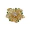 Gold 18K Ring with Seventy-Seven Diamonds and Five Emeralds, 2000s, Image 3