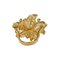 Gold 18K Ring with Seventy-Seven Diamonds and Five Emeralds, 2000s, Image 6
