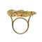 Gold 18K Ring with Seventy-Seven Diamonds and Five Emeralds, 2000s 5