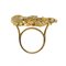 Gold 18K Ring with Seventy-Seven Diamonds and Five Emeralds, 2000s, Image 5
