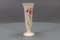 German White Porcelain Vase with Pink Feather Carnation Flower by Hutschenreuther, 1950s, Image 7