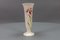 Vase en Porcelaine Blanche avec Oeillet Rose en Plumes par Hutschenreuther, Allemagne, 1950s 7