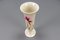German White Porcelain Vase with Pink Feather Carnation Flower by Hutschenreuther, 1950s, Image 11