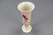 Vase en Porcelaine Blanche avec Oeillet Rose en Plumes par Hutschenreuther, Allemagne, 1950s 11