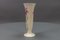 German White Porcelain Vase with Pink Feather Carnation Flower by Hutschenreuther, 1950s, Image 5