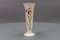 German White Porcelain Vase with Pink Feather Carnation Flower by Hutschenreuther, 1950s 18