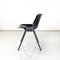 Italian Modern Black Plastic Chairs Modus SM 203 attributed to Borsani for Tecno, 1980s, Set of 8, Image 6