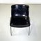 Italienische Moderne Schwarze Kunststoff Stühle Modus SM 203 von Borsani für Tecno, 1980er, 8 Set 9