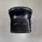 Italian Modern Black Plastic Chairs Modus SM 203 attributed to Borsani for Tecno, 1980s, Set of 8 8