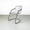 Italian Modern Chair in Curved Tubular Chromed Steel, 1970s 2