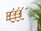 Midcentury Italian Rattan and Bamboo Coat Rack, 1960s, Image 9