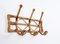 Midcentury Italian Rattan and Bamboo Coat Rack, 1960s 11