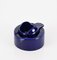 Cobalt Blue Ceramic Ashtray by Angelo Mangiarotti for Brambilla, 1960s 9