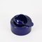 Cobalt Blue Ceramic Ashtray by Angelo Mangiarotti for Brambilla, 1960s 4