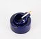 Cobalt Blue Ceramic Ashtray by Angelo Mangiarotti for Brambilla, 1960s, Image 2