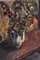 Marcel Saint-Jean, Mesa de cocina con flores, Pintura al óleo sobre lienzo, Mediados del siglo XX, Enmarcado, Imagen 3
