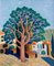 André Michel Lwoff, Southern France Landscape, Oil Painting on Canvas, 1978, Framed 2
