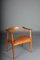 CH-35 Armchair in Teak and Leather by Hans J. Wegner, 1890s 4