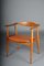 CH-35 Armchair in Teak and Leather by Hans J. Wegner, 1890s 5