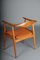CH-35 Armchair in Teak and Leather by Hans J. Wegner, 1890s 7