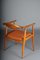 CH-35 Armchair in Teak and Leather by Hans J. Wegner, 1890s 9