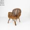 Vintage Bamboo Armchair, 1950s, Image 8