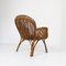 Vintage Bamboo Armchair, 1950s 5